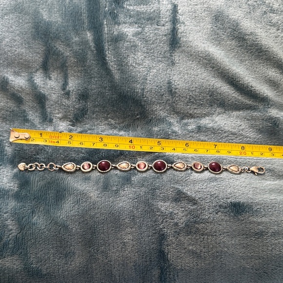 Brighton Silver and Purple Women's Bracelet - Picture 6 of 6
